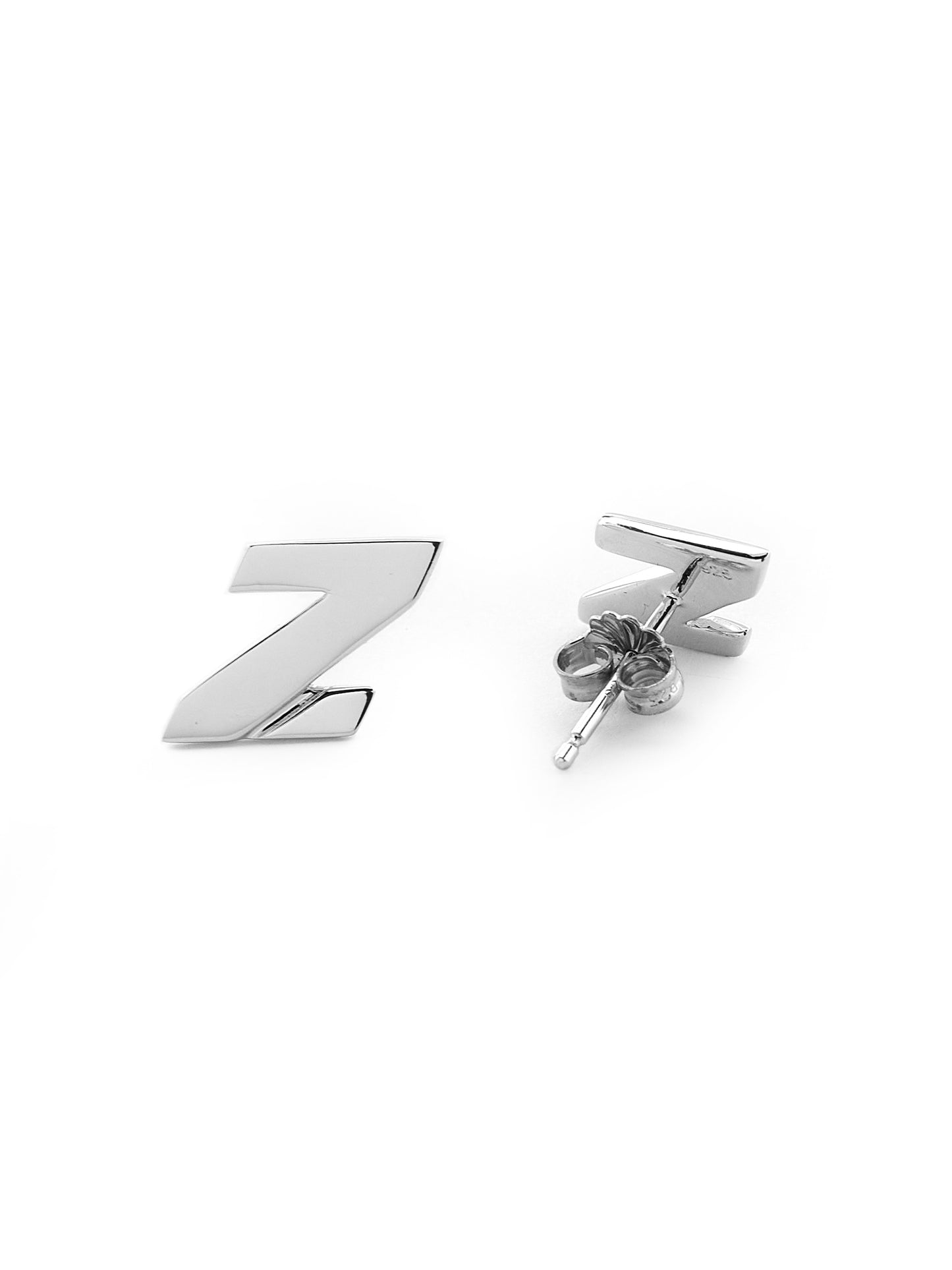 Mini Z Stud Earrings (For China shipping only)